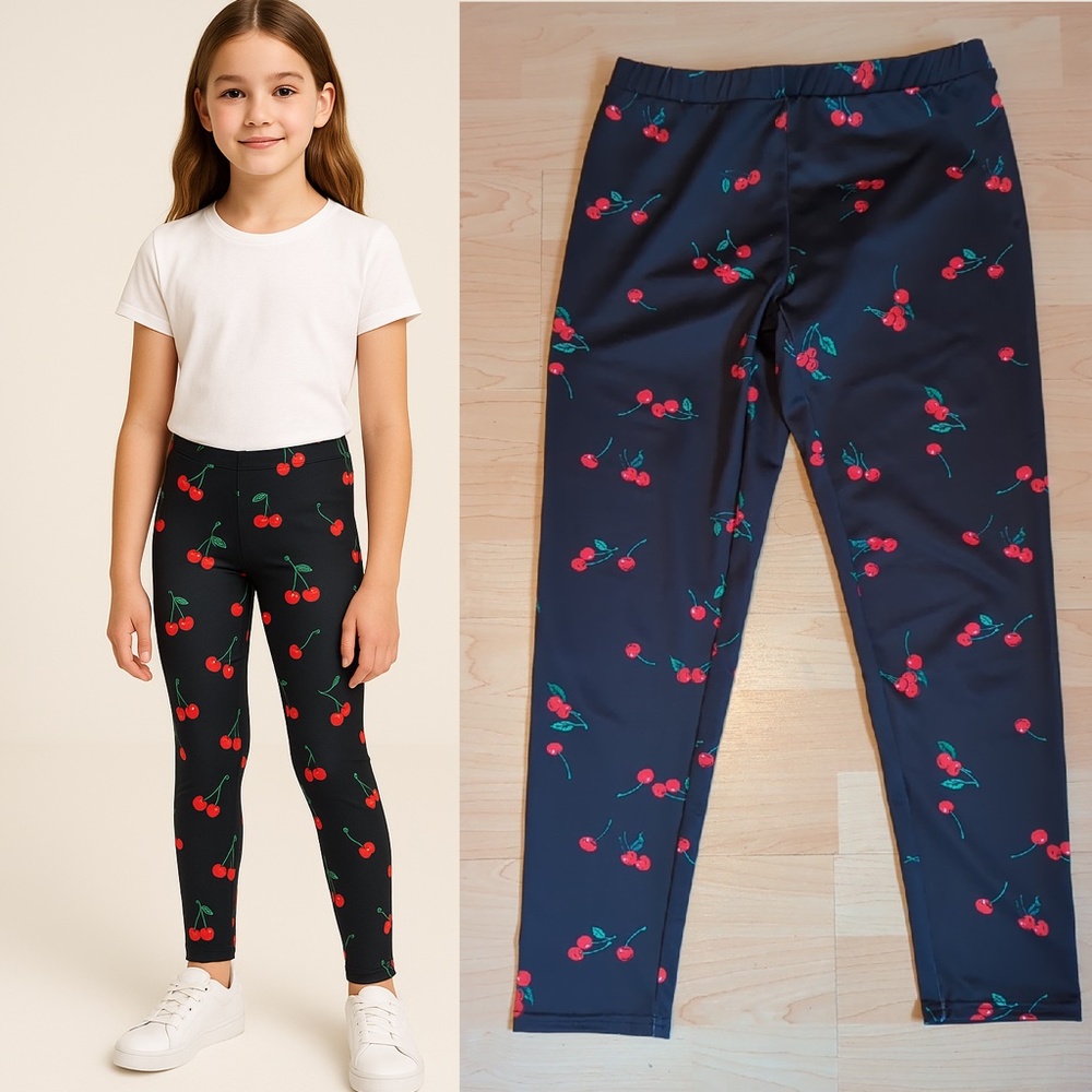 Polo Ralph Lauren Girls Cherry Print Leggings